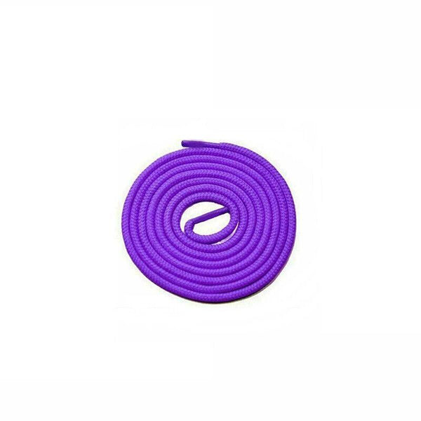 Shoelaces Colorful Coloured Flat Round Oval Bootlace Sneaker Laces Round Purple Shoe Laces