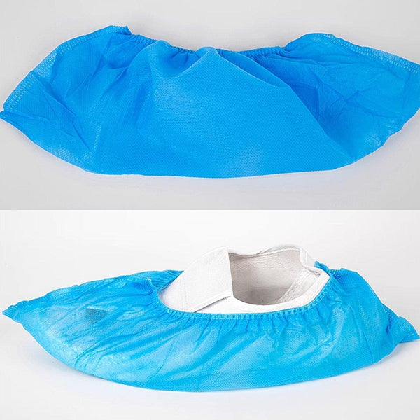 Disposable Non Woven Anti Slip Boot Cleaning Overshoes 25 Pairs Shoe Covers
