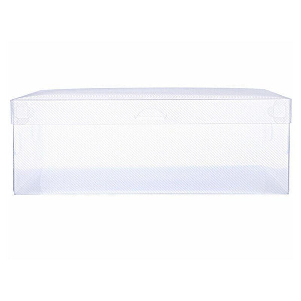 20X Clear Shoe Storage Box Foldable Stackable Plastic Boxes Shoe Racks