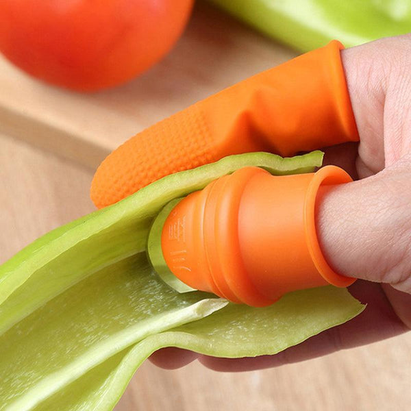 Garden Silicone Thumb Knife Finger Cutter Vegetable Harvesting Tool Picking Aid L Other Kitchen Gadgets