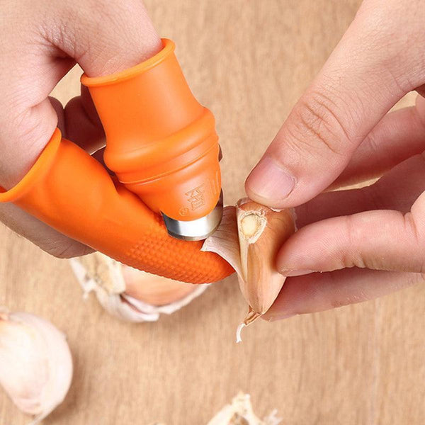 Garden Silicone Thumb Knife Finger Cutter Vegetable Harvesting Tool Picking Aid L Other Kitchen Gadgets