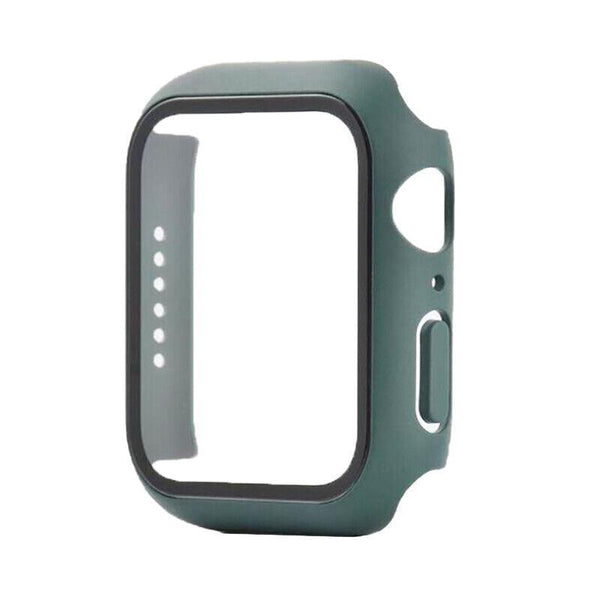 For Apple Watch Iwatch Series 6 5 4 3 2 1 Case Full Glass Cover 38Mm Green Screen Protectors