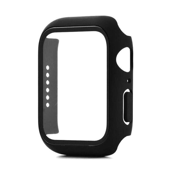 For Apple Watch Iwatch Series 6 5 4 3 2 1 Case Full Glass Cover 40Mm Black Screen Protectors