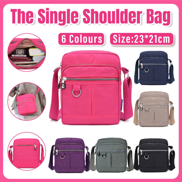 Ladies Shoulder Bag Nylon Fabric Lightweight Crossbody Small Casual Handbag Women's Bags & Handbags