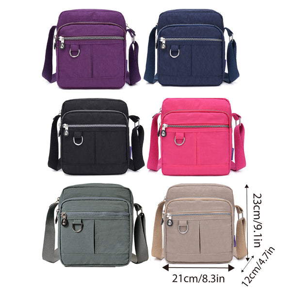 Ladies Shoulder Bag Nylon Fabric Lightweight Crossbody Small Casual Handbag Women's Bags & Handbags