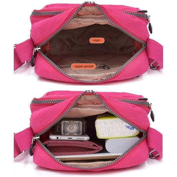 Ladies Shoulder Bag Nylon Fabric Lightweight Crossbody Small Casual Handbag Women's Bags & Handbags