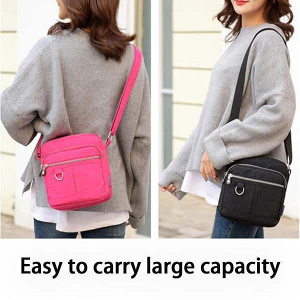 Ladies Shoulder Bag Nylon Fabric Lightweight Crossbody Small Casual Handbag Women's Bags & Handbags