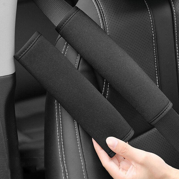 4Pcs Car Shoulder Strap Cover Soft Pad Protector Harness Cushion Fluffy Seat Belts