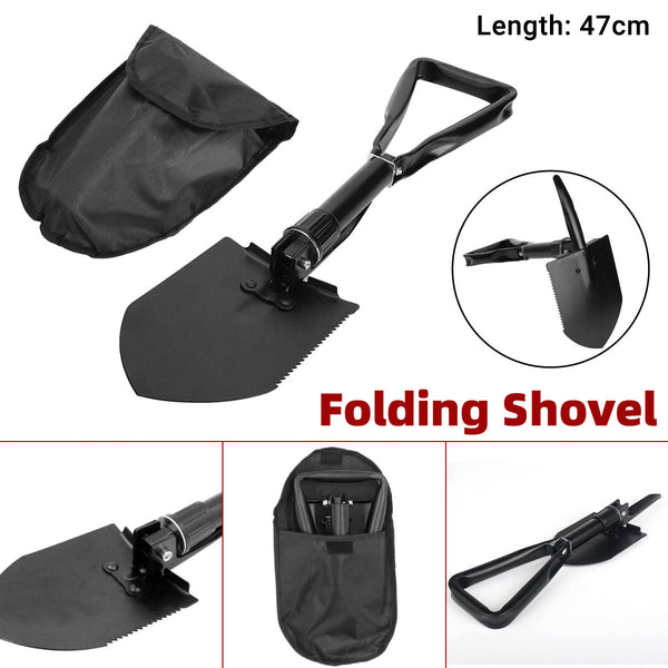 Folding Survival Shovel Outdoor Camping Emergency Tool For Hiking Fishing Rescue Gear Other Emergency Equipment