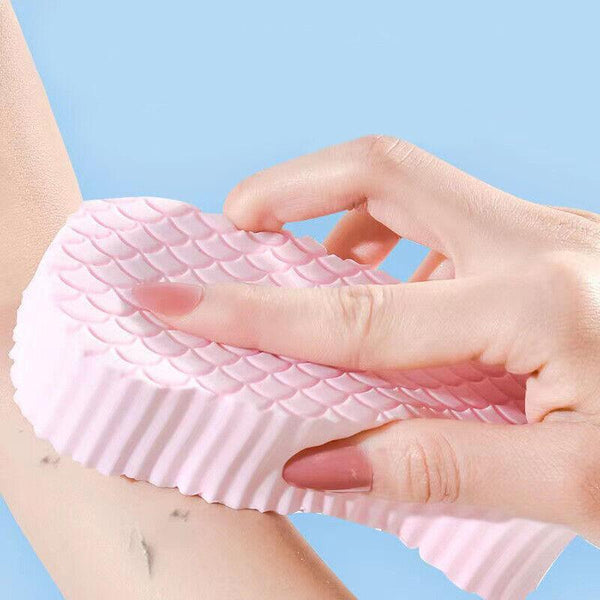 Exfoliating Shower Body Sponge Ultra Soft Bath Scrubber For Gentle Daily Use Pink Bath Brushes & Sponges