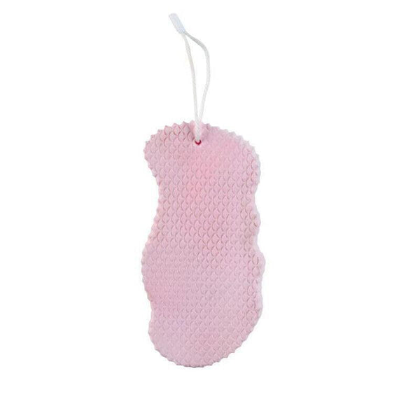 Exfoliating Shower Body Sponge Ultra Soft Bath Scrubber For Gentle Daily Use Pink Bath Brushes & Sponges