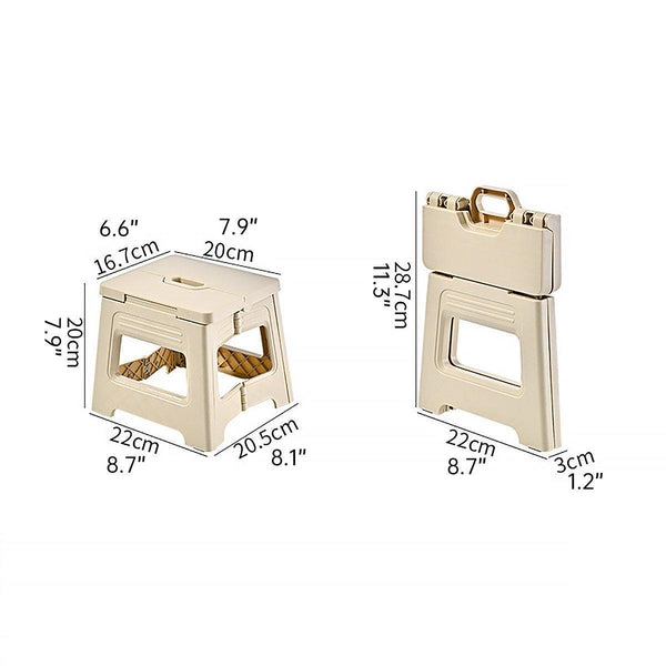 Folding Plastic Stool Retractable Outdoor Fishing Chair White Camping Chairs