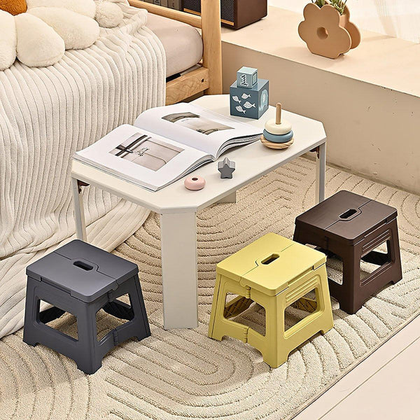 Folding Plastic Stool Retractable Outdoor Fishing Chair White Camping Chairs