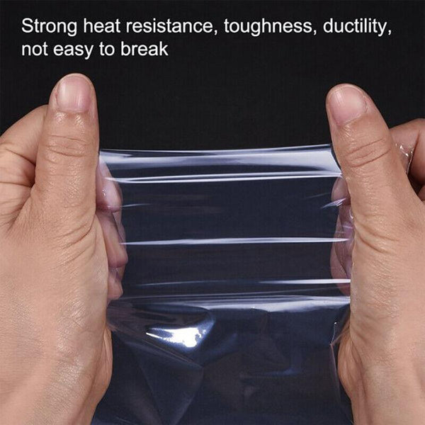 100X Heat Shrink Pvc Bags Wrap Film For Gift Crafts & Soap 16X24cm Shrink Wrap