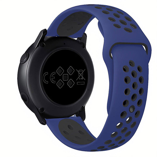 22Mm 20Mm Silicone Sports Watch Band For Samsung Huawei Huami Two Tone Strap 20Mm Blue Watch Bands