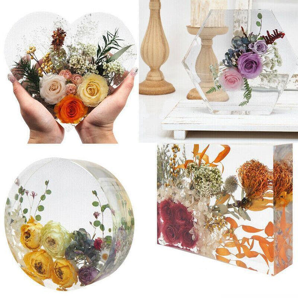 Large Crystal Epoxy Resin Mold Geometry Cube Specimen Mould Round Modelling Clay