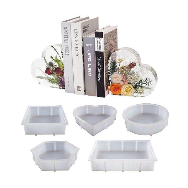 Large Crystal Epoxy Resin Mold Geometry Cube Specimen Mould Round Modelling Clay