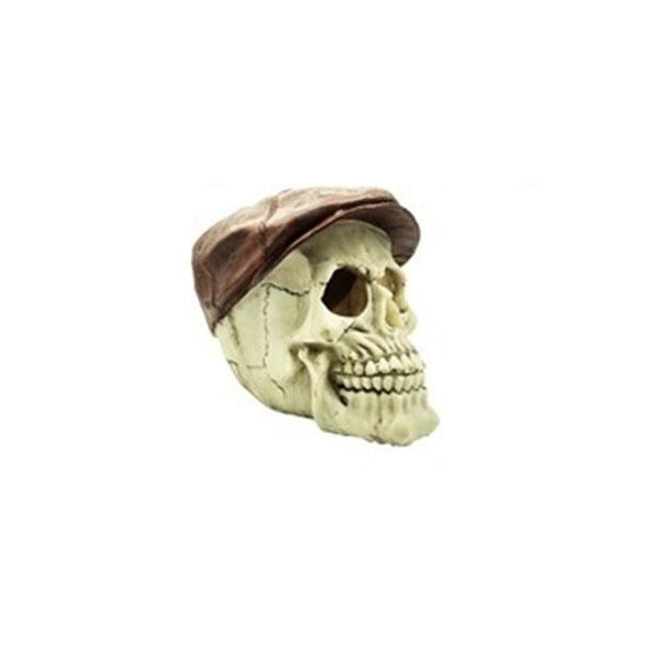 Artificial Fake Skull Head Bone Aquarium Ornament Fish Tank Decoration Hat Aquariums