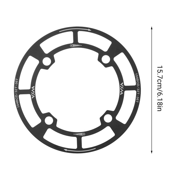 Round Bicycle Gear Disc Cover Single Speed Wheel Protection Shield For Bike Use Chain Guards & Bash Guards