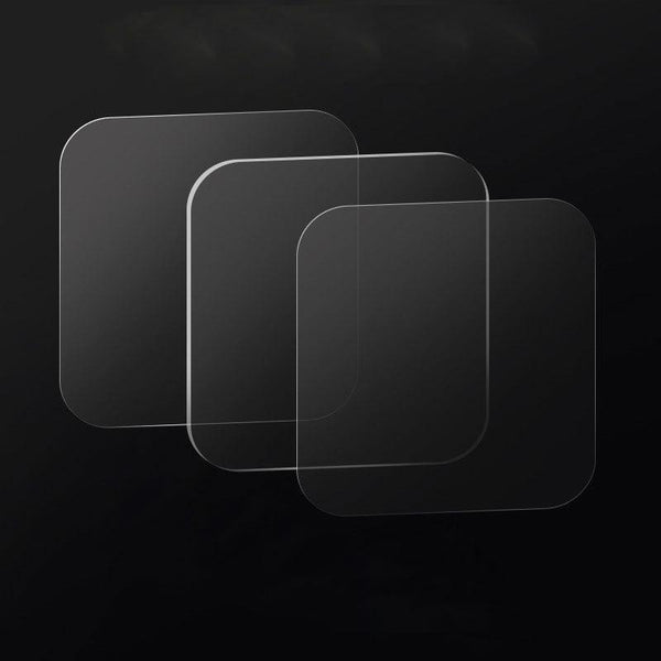 Nano Double Sided Tape Clear Adhesive Traceless Gel Pad 6X6cm Reusable Anti Slip 10 Pcs Adhesive Tapes