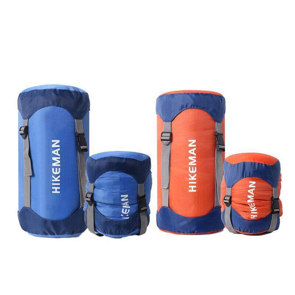 M Size Waterproof Compression Stuff Sack Outdoor Camping Storage Bag Sleeping Cover Blue Sleeping Bags