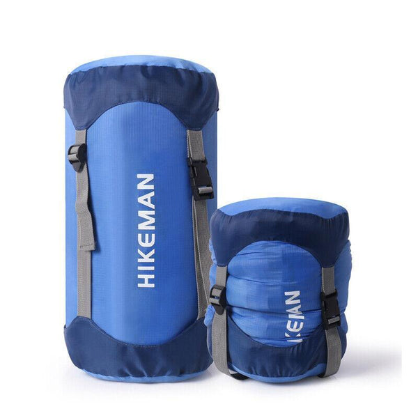 M Size Waterproof Compression Stuff Sack Outdoor Camping Storage Bag Sleeping Cover Blue Sleeping Bags