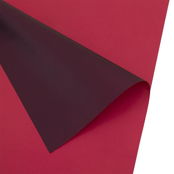 20Pcs Plastic Waterproof Flower Gift Wrapping Paper Florist Bouquet Packaging Red+Wine Gift Bags