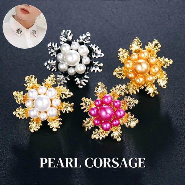 Imitation Pearl Brooch Elegant Jewelry Fashion Accessory Women Ladies Gift Sliver Brooches