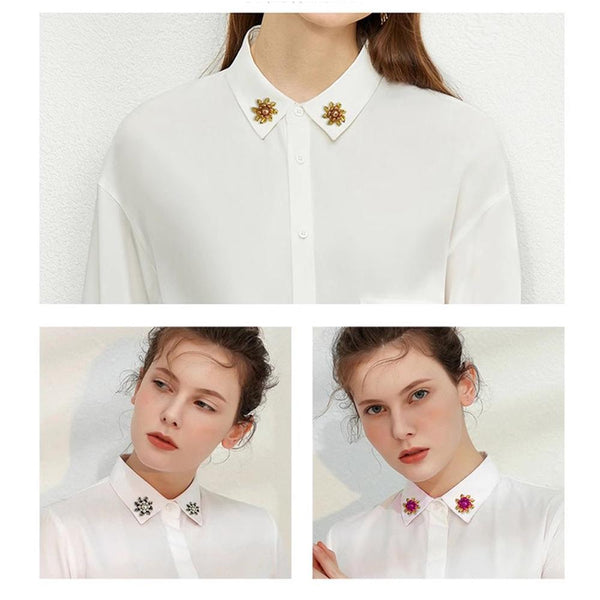 Imitation Pearl Brooch Elegant Jewelry Fashion Accessory Women Ladies Gift Sliver Brooches