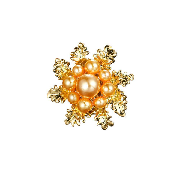 Imitation Pearl Brooch Elegant Jewelry Fashion Accessory Women Ladies Gift Sliver Brooches