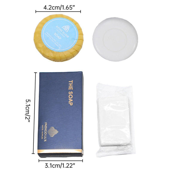 50Pcs Hotel Soap Bars For Guesthouse Bathroom Travel Toiletries Set Use Rectangle Soap Dishes & Dispensers