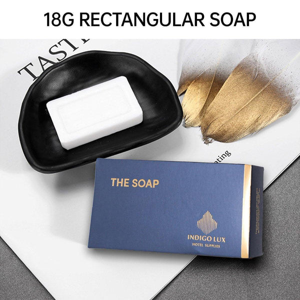 50Pcs Hotel Soap Bars For Guesthouse Bathroom Travel Toiletries Set Use Rectangle Soap Dishes & Dispensers