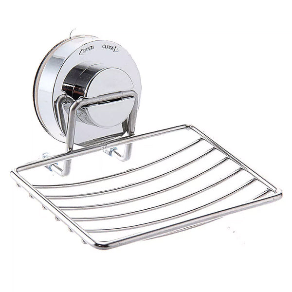 Shower Bar Holder Suction Basket Wall Mounted Stainless Steel Bathroom Soap Dish Single Layer Soap Dishes & Dispensers