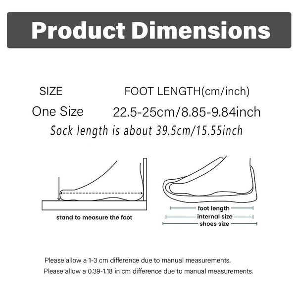 3Pairs Warm Calf Socks Stack Stockings Winter Fall Over Knee High Thick Set Black Womens Socks