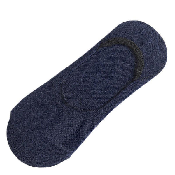 5 Pairs No Show Liner Socks Non Slip Cotton Low Cut Invisible Unisex Footies Dark Grey Womens Socks