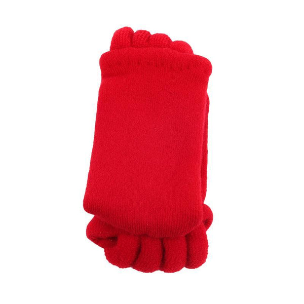 1 Pair Yoga Massage Socks Toe Separator Foot Alignment & Pain Relief Beige Womens Socks