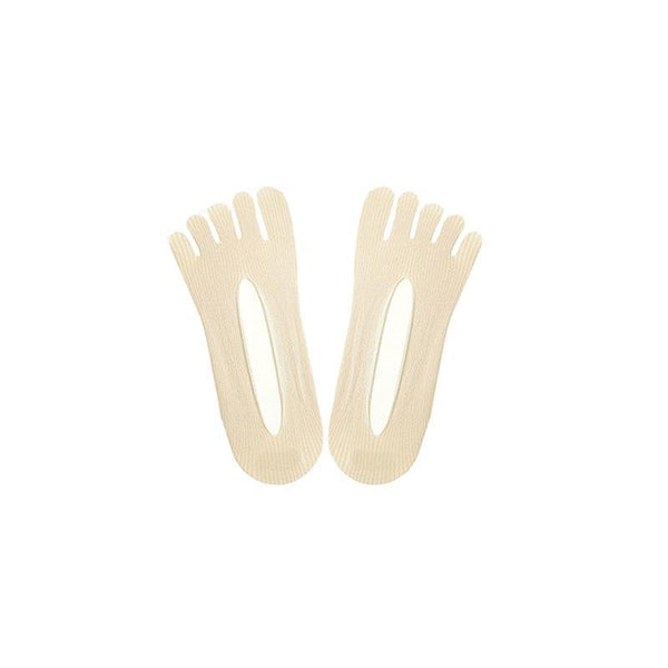Five Finger Toe Socks Women Invisible Ankle Cut No Show Liner Low Packs Black 6 Pairs Womens Socks