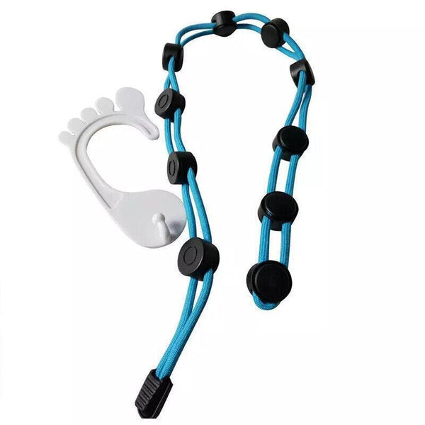Locks Sock Tidy Clips Rope Storage Hangers Closet Organizer Laundry Helper Blue Closet Organisers