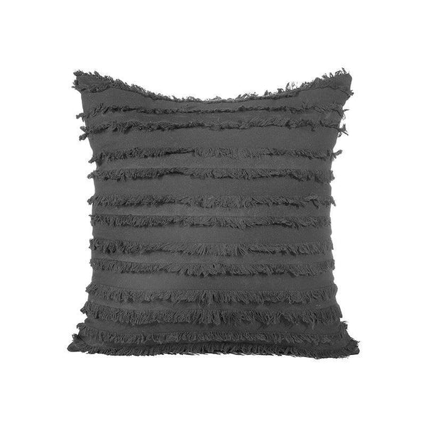 Boho Tassel Fringe Striped Cushion Cover Soft Home Decor Sofa Throw Pillow Case Black Cushion Covers