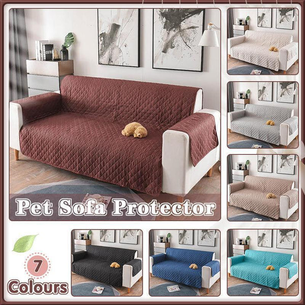190X195cm Seater Pet Sofa Protector Cover Quilted Couch Covers Lounge Slipcover Beige Slipcovers