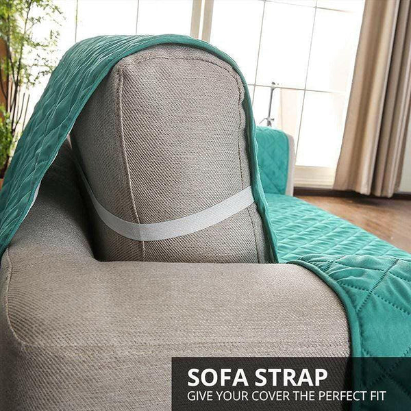 190X195cm Seater Pet Sofa Protector Cover Quilted Couch Covers Lounge Slipcover Beige Slipcovers