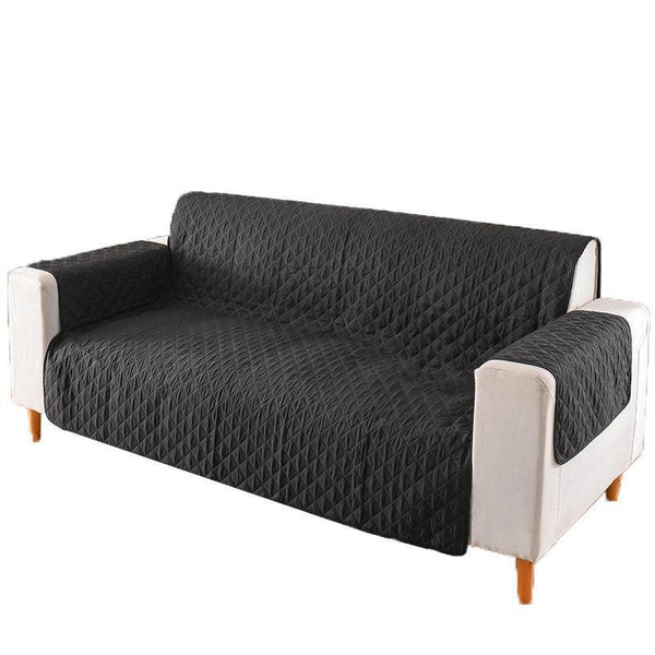 130X195cm Seater Pet Sofa Protector Cover Quilted Couch Covers Lounge Slipcover Black Slipcovers