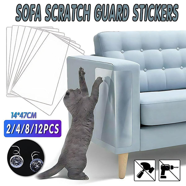 Cat Couch Sofa Scratch Guard Stickers Pet Furniture Anti Scratching Protector 2Pcs Furniture & Scratchers