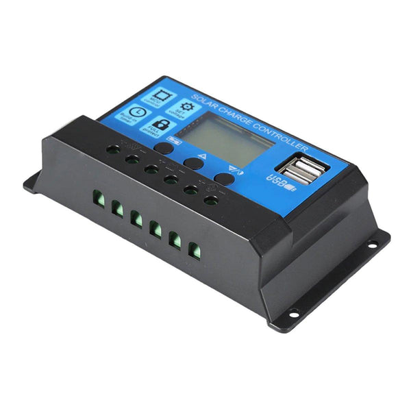 20A Solar Charge Controller 12V 24V Lcd Usb Ports Lead Acid Regulator Solar Power Chargers