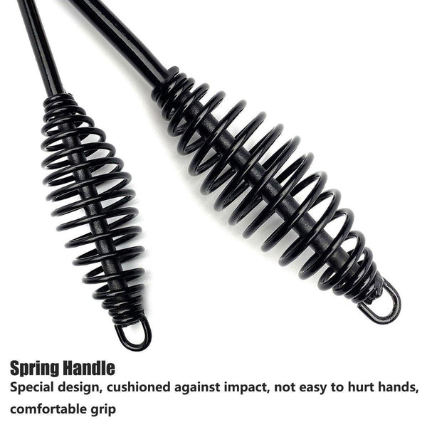 Welding Chipping Hammer Spring Handle Hold Heart Cleaning Harden Diy Metal Black Other Welding Equipment