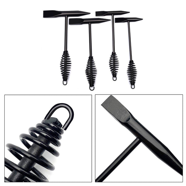 Welding Chipping Hammer Spring Handle Hold Heart Cleaning Harden Diy Metal Black Other Welding Equipment