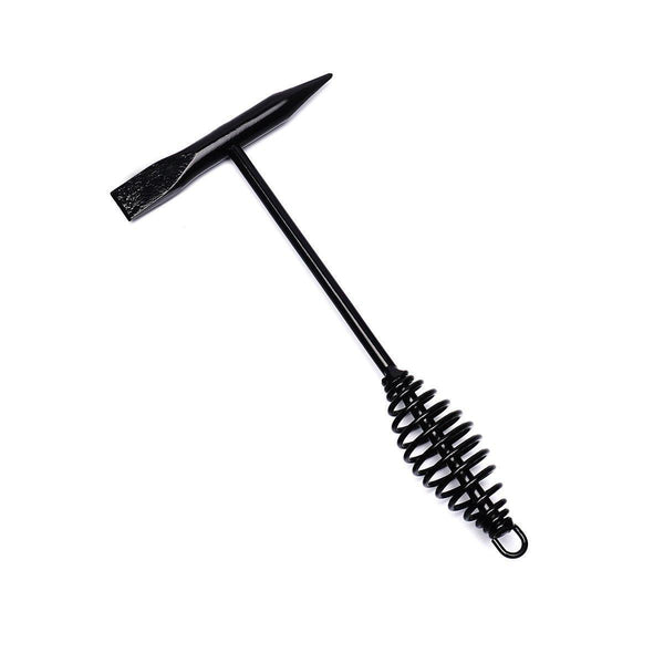 Welding Chipping Hammer Spring Handle Hold Heart Cleaning Harden Diy Metal Black Other Welding Equipment
