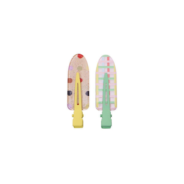 2Pcs Juice Series Hair Clip Makeup Accessories Colourful Barrettes Bobo Hair Accessories