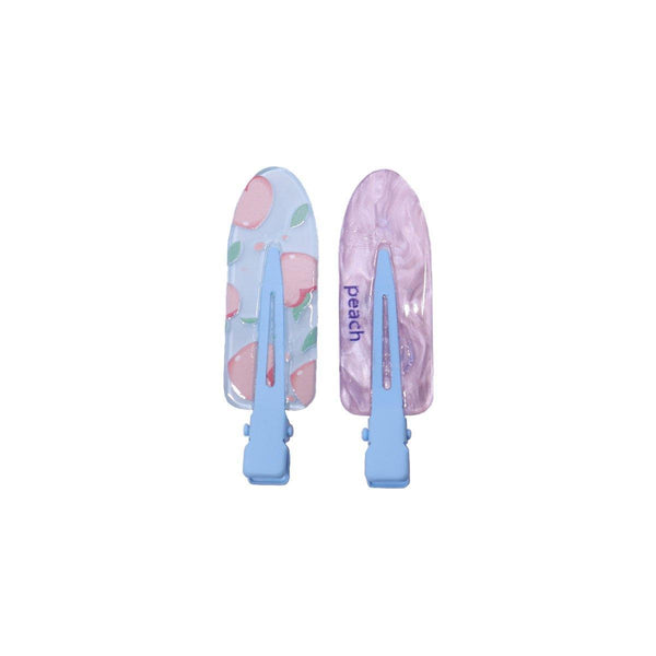 2Pcs Juice Series Hair Clip Makeup Accessories Colourful Barrettes Bobo Hair Accessories