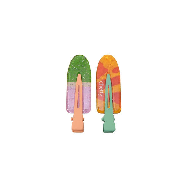 2Pcs Juice Series Hair Clip Makeup Accessories Colourful Barrettes Bobo Hair Accessories